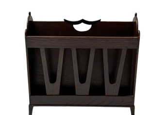 Willem Penaat Art Deco Amsterdam School Magazine Rack for Metz & Co., 1920s